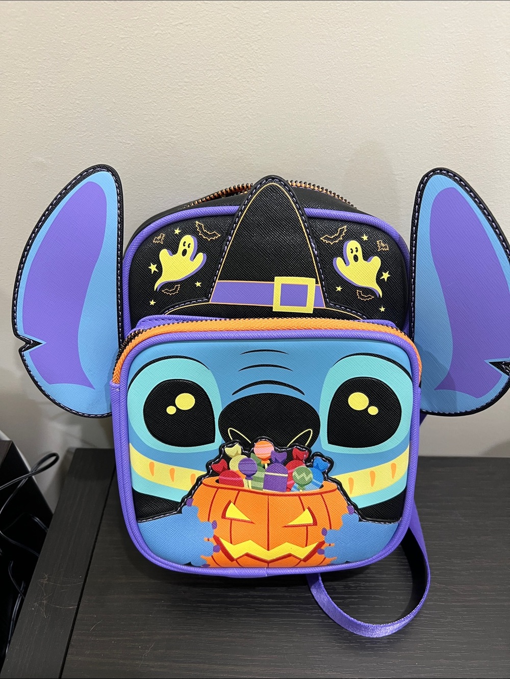 Loungefly Stitch Halloween Crossbody Bag used once